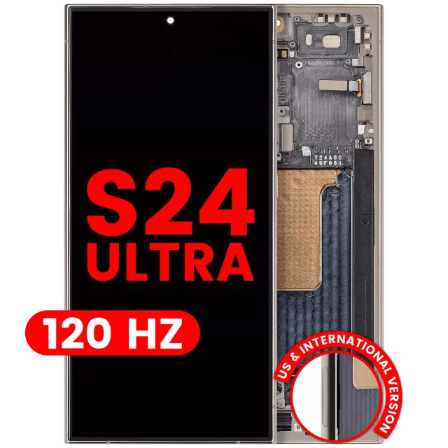 Ansamblu Display Samsung Galaxy S24 Ultra AMPlus (120Hz) (Titanium Gray)