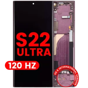 Display cu Rama Samsung Galaxy S22 Ultra 5G AMPlus 120Hz Burgundy