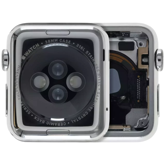Ansamblu Carcasa Apple Watch Series 1 (38mm) Pull A (Stainless / Silver)