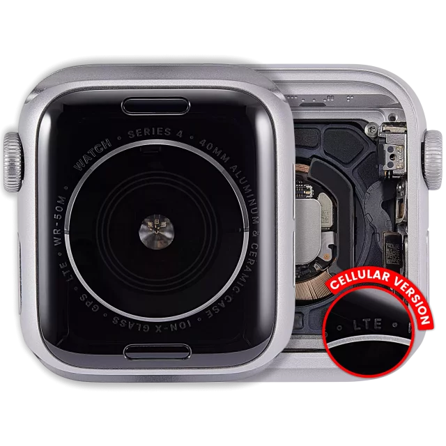 Ansamblu Carcasa Apple Watch Series 4 (40mm) Pull A (Cellular Version) (Aluminum / Silver)