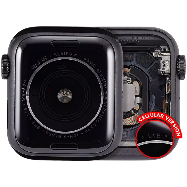 Ansamblu Carcasa Apple Watch Series 4 (40mm) Pull A (Cellular Version) (Aluminum / Space Black)