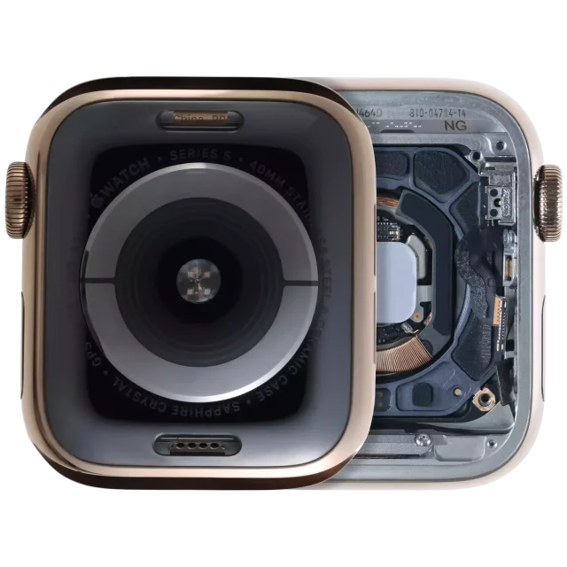Ansamblu Carcasa Apple Watch Series 5 (40mm) Pull A (Stainless / Gold)