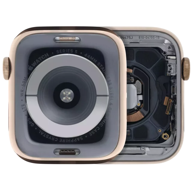 Ansamblu Carcasa Apple Watch Series 5 (44mm) Pull A (Stainless / Gold)