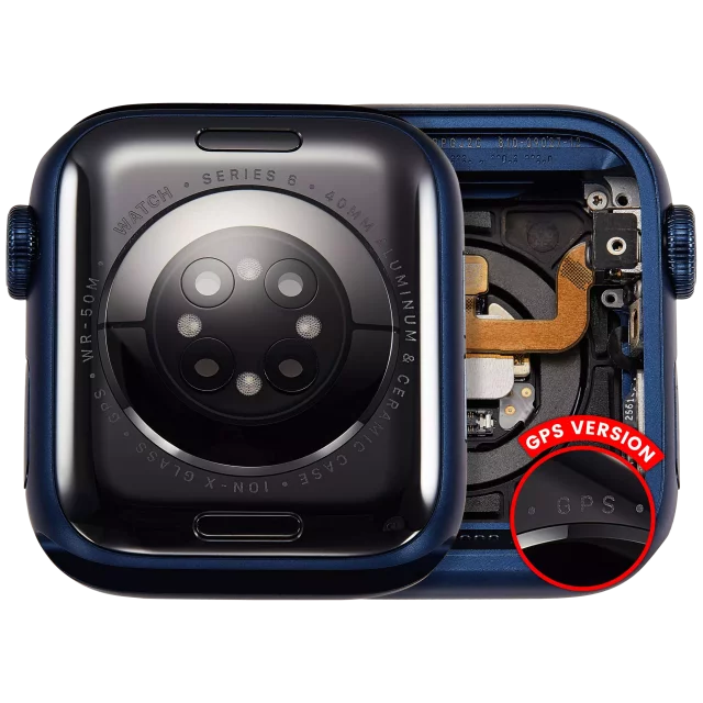 Ansamblu Carcasa Apple Watch Series 6 (40mm) Pull A (GPS Version) (Aluminum / Blue)