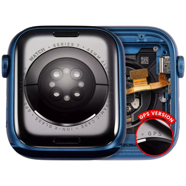 Ansamblu Carcasa Apple Watch Series 7 (45mm) Pull A (GPS Version) (Aluminum / Blue)