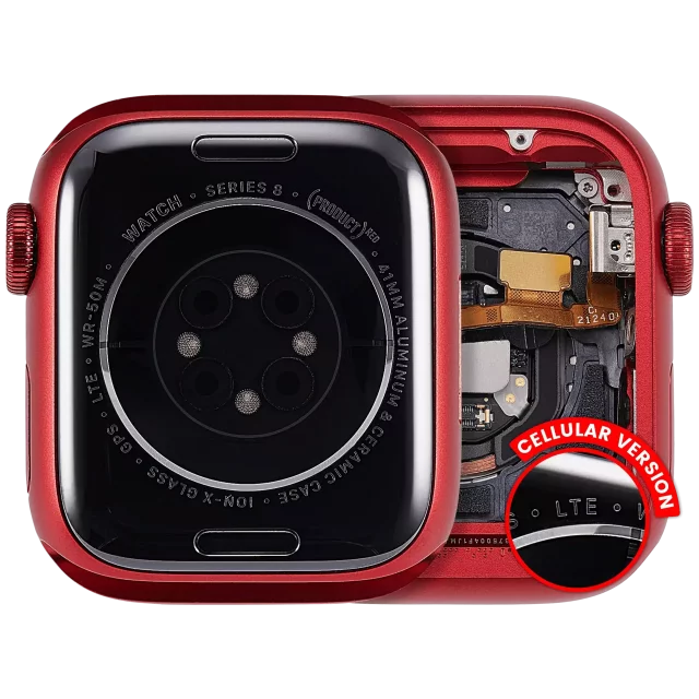 Ansablu Carcasa Apple Watch Series 8 (41MM) Pull A (Cellular Version) (Aluminum / Red)