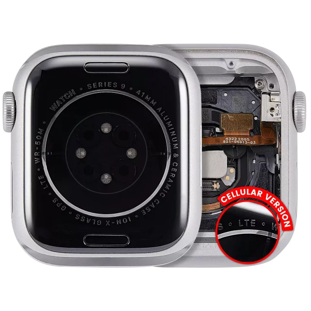 Ansamblu Carcasa Apple Watch Series 9 (41mm) Pull A (Cellular Version) (Aluminum / Silver)