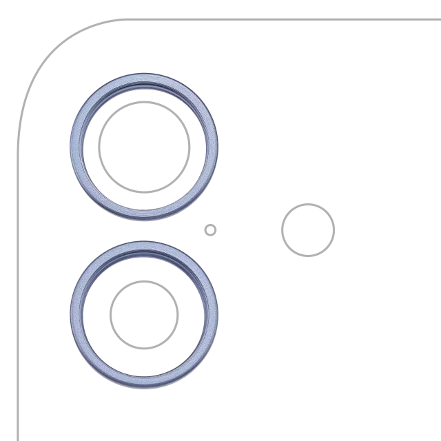 Inel Protectie Camera Spate Telefon iPhone 17 (Mist Blue) (2 Piece Set)