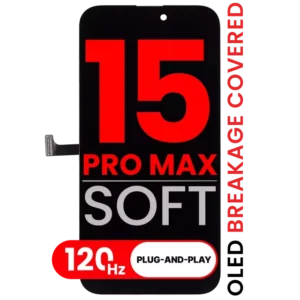 Display iPhone 15 Pro Max AMPro XO7 Soft Oled (120Hz) (Fără „Unknown Part” / Fără transfer IC)