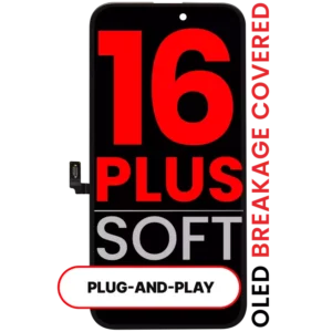Display iPhone 16 Plus Soft Oled AMPro XO7 (Fără „Unknown Part” / Fără transfer IC)