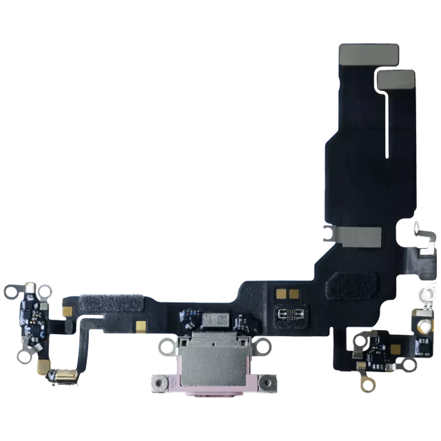 Cablu Flex Port Incarcare Telefon iPhone 15 Used OEM Pull (Pink)