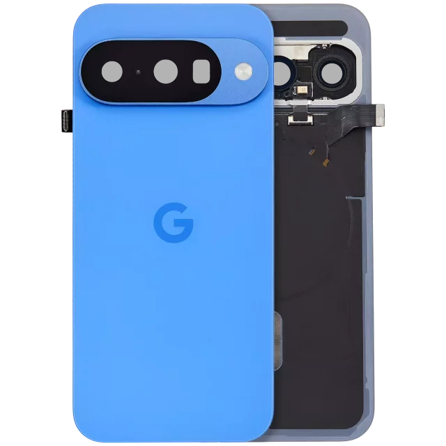 Capac Spate Sticla Cu Lentila Camera Google Pixel 10 Pull:A (Indigo)