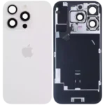 Capac Spate Sticla iPhone 16 Pro Original (White Titanium) – imaginea 2