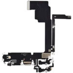Cablu Flex Port Incarcare Cu Placa iPhone 15 Pro Max AMPlus (White Titanium) – imaginea 3