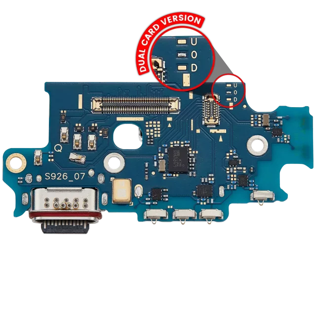 Placa incarcare cu cititor SIM Samsung Galaxy S24 Plus 5G (S9260)(Versiune Dual Card) Premium