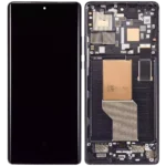 Display Oled Motorola Edge 30 Ultra (XT2201 / 2022) / Motorola Moto X30 Pro (2022) (Fara Rama) Refurbished (Interstellar Black) – imaginea 2