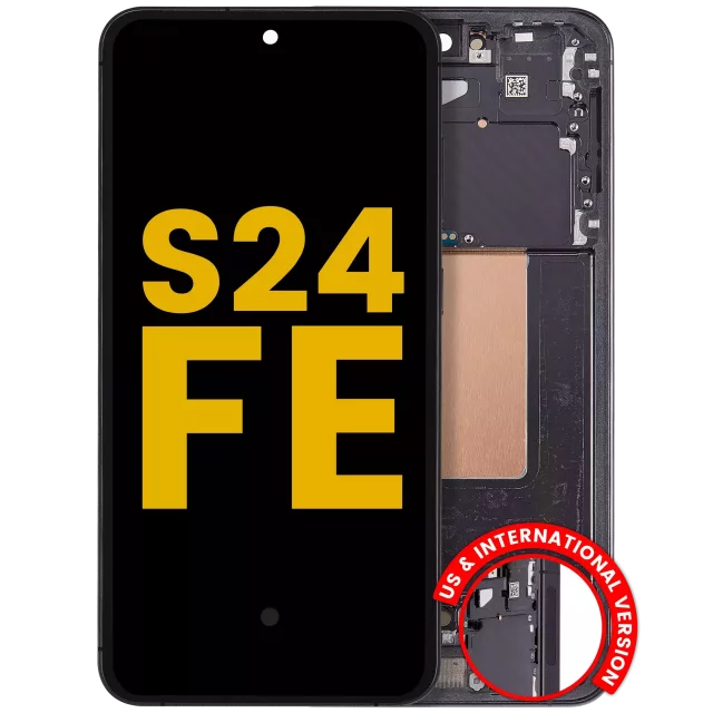 Display cu Rama Samsung Galaxy S24 FE 5G (Refurbished) (Graphite)