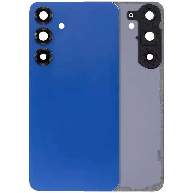 Capac Spate Sticla cu Geam Camera Samsung Galaxy S25 Plus 5G (No Logo) (Aftermarket Plus) (Navy)