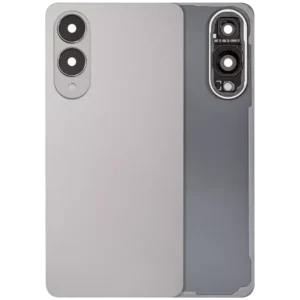 Capac Spate Sticla Samsung Galaxy S25 Edge Service Pack Original (No Logo) (Titanium Silver)