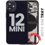 Carcasa Spate Cu Flex Port Incarcare Telefon iPhone 12 Mini (EU / Global Version) Pull B (Black)