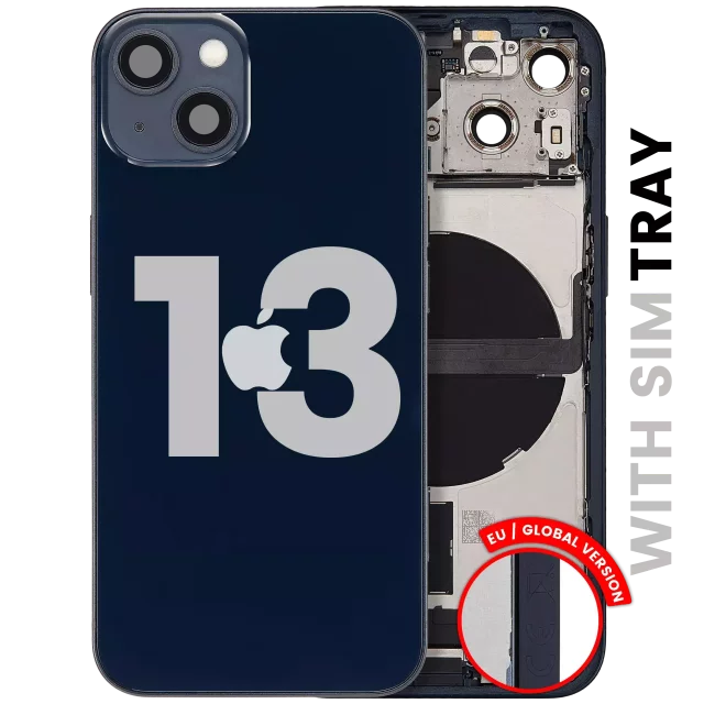 Carcasa Spate Cu Port Flex Incarcare Telefon iPhone 13 Pull A (Midnight)