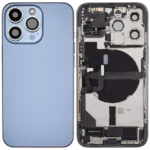 Carcasa Spate Cu Flex Port Incarcare Telefon iPhone 13 Pro (EU / Global Version) Pull A (Sierra Blue) – imaginea 2