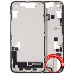 Carcasa Mijloc (mid-frame) cu Flex Port Incarcare iPhone 14 Pull:A (Starlight)