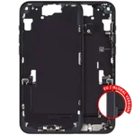 Carcasa Mijloc (mid-frame) cu Flex Port Incarcare iPhone 15 Plus Pull:C (Black)