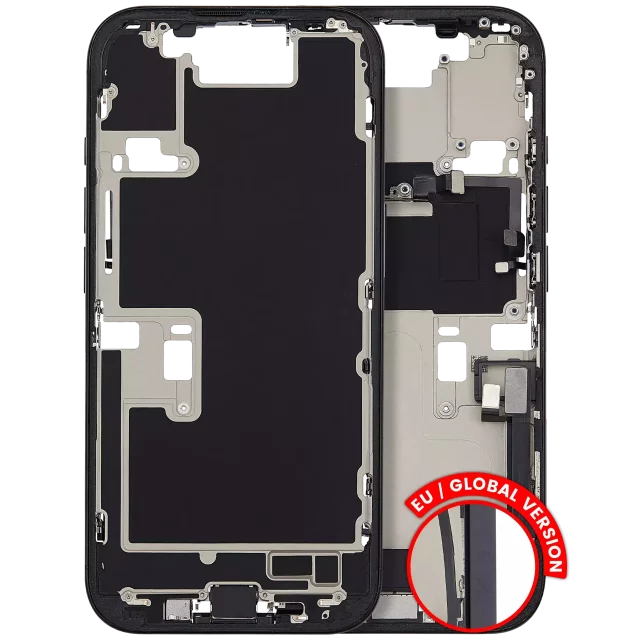 Carcasa Mijloc (mid-frame) cu Flex Port Incarcare iPhone 16 Pro Pull:B (Black Titanium)