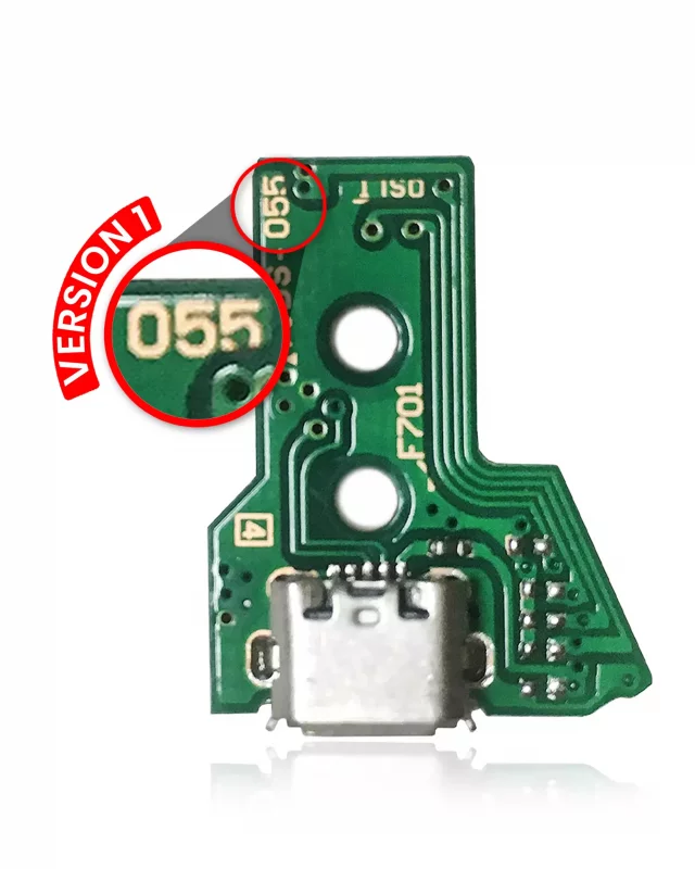 Placa incarcare Micro USB (cu cablu flex 12 pini) controller PlayStation 4(Version 1: JDS-050 / JDS-055)