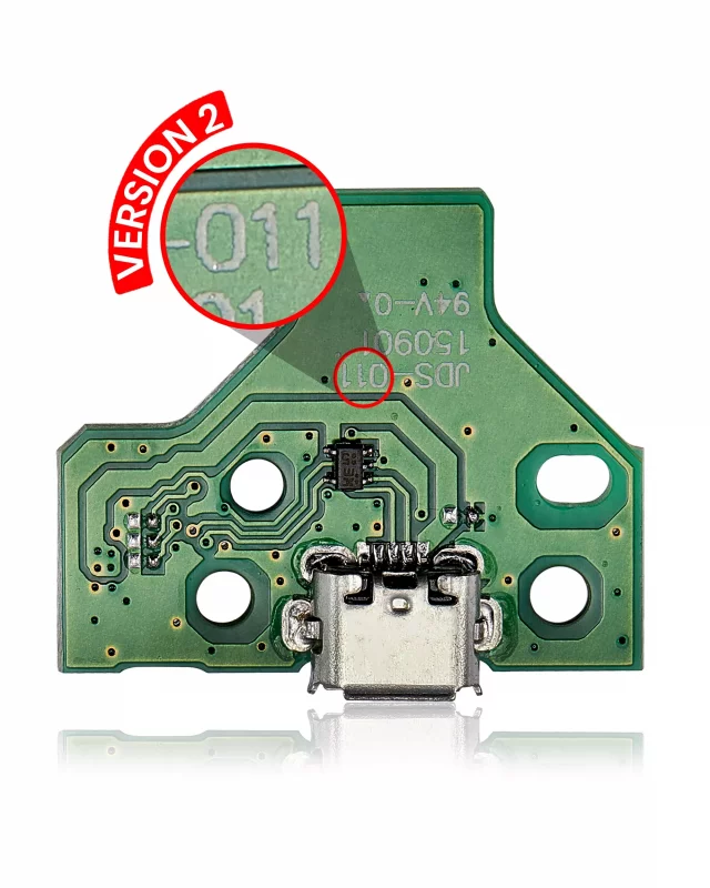 Placa incarcare Micro USB (cu cablu flex 12 pini) controller PlayStation 4 (Version 2: JDS-011)