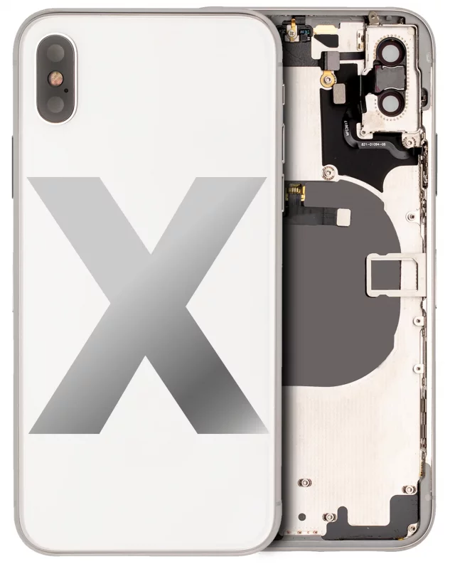 Carcasa Spate iPhone X Pull A (Silver)
