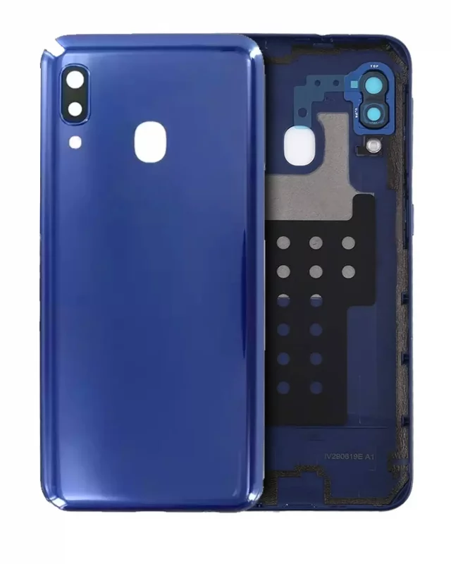 Capac Spate Sticla Samsung Galaxy A20e Service Pack Original (Blue)