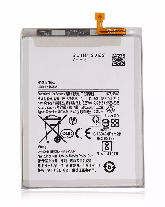 Baterie Telefon Samsung Galaxy A20 (A205 / 2019) / A30 (A305 / 2019) / A30S (A307 / 2019) / A50 (A505 / 2019) / A50s (A507 / 2019) (EB-BA505ABU) Refurbished