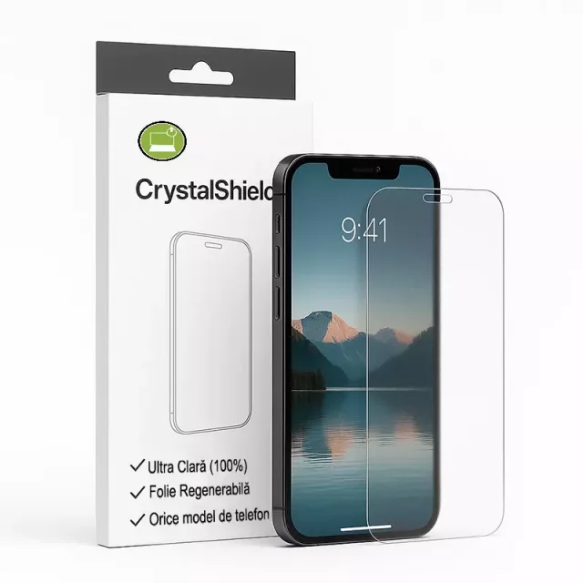 Folie de Protectie Telefon Crystal Shield Silicon Flexible Hydrogel Auto Repair