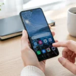 Ecran spart, dar funcțional. Mai poți folosi telefonul sau îl repari imediat?
